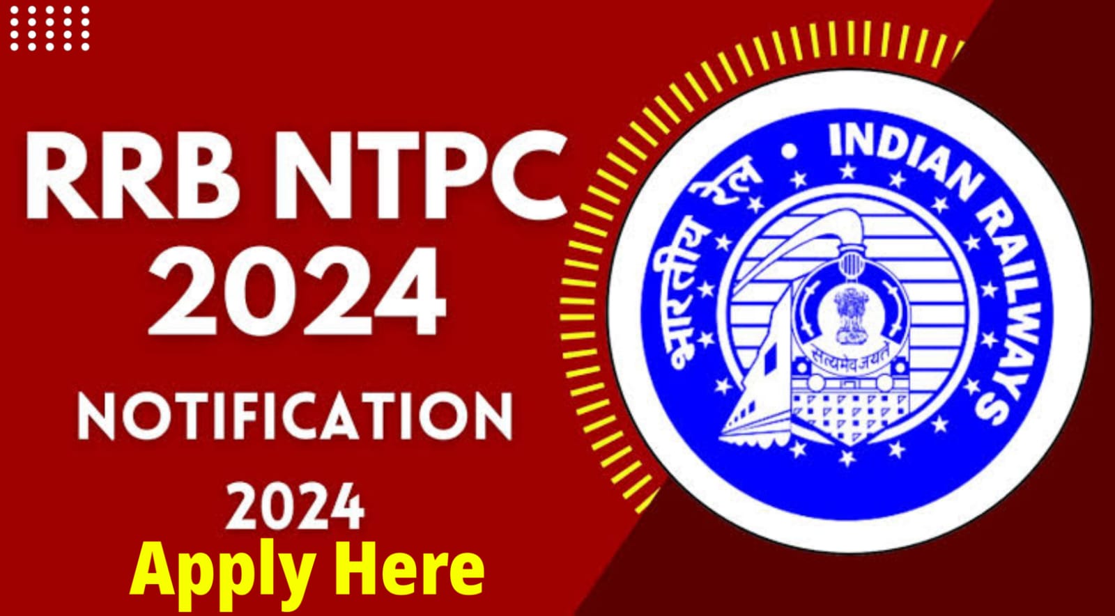 RRB NTPC Inter Level Recruitment 2024